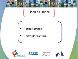 • Redes Verticais
• Redes Horizontais
• Redes Verticais
• Redes Horizontais
Tipos de RedesTipos de Redes
 