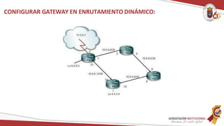 CONFIGURAR GATEWAY EN ENRUTAMIENTO DINÁMICO:
 