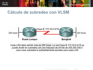 Cálculo de subredes con VLSM 