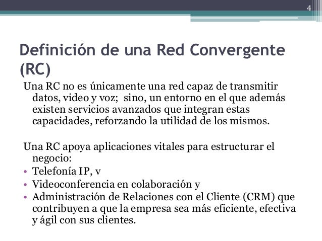 Redes Convergentes