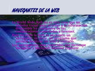 Conversaciones en la red: el arte de chatearUn Chat consiste en el intercambio de mensajes en tiempo real entre dos o mas cibernautas. Las conversaciones pueden ser publicas o privadas. Para chatear se requiere un programa especifico y acceder a un servidor de Chat