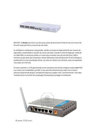 Redes de computadoras