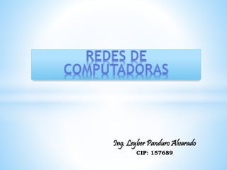 Ing. Leyber Panduro Alvarado 
CIP: 157689 
 