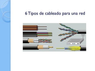 6 Tipos de cableado para una red
 