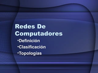 Redes De Computadores ,[object Object],[object Object],[object Object]
