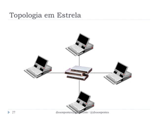 Topologia em Estrela 
dissonpontes@27 gmail.com / @dissonpontes 
 