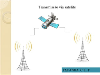 Transmissão via satélite
FAÇANHA, C. L. F
 