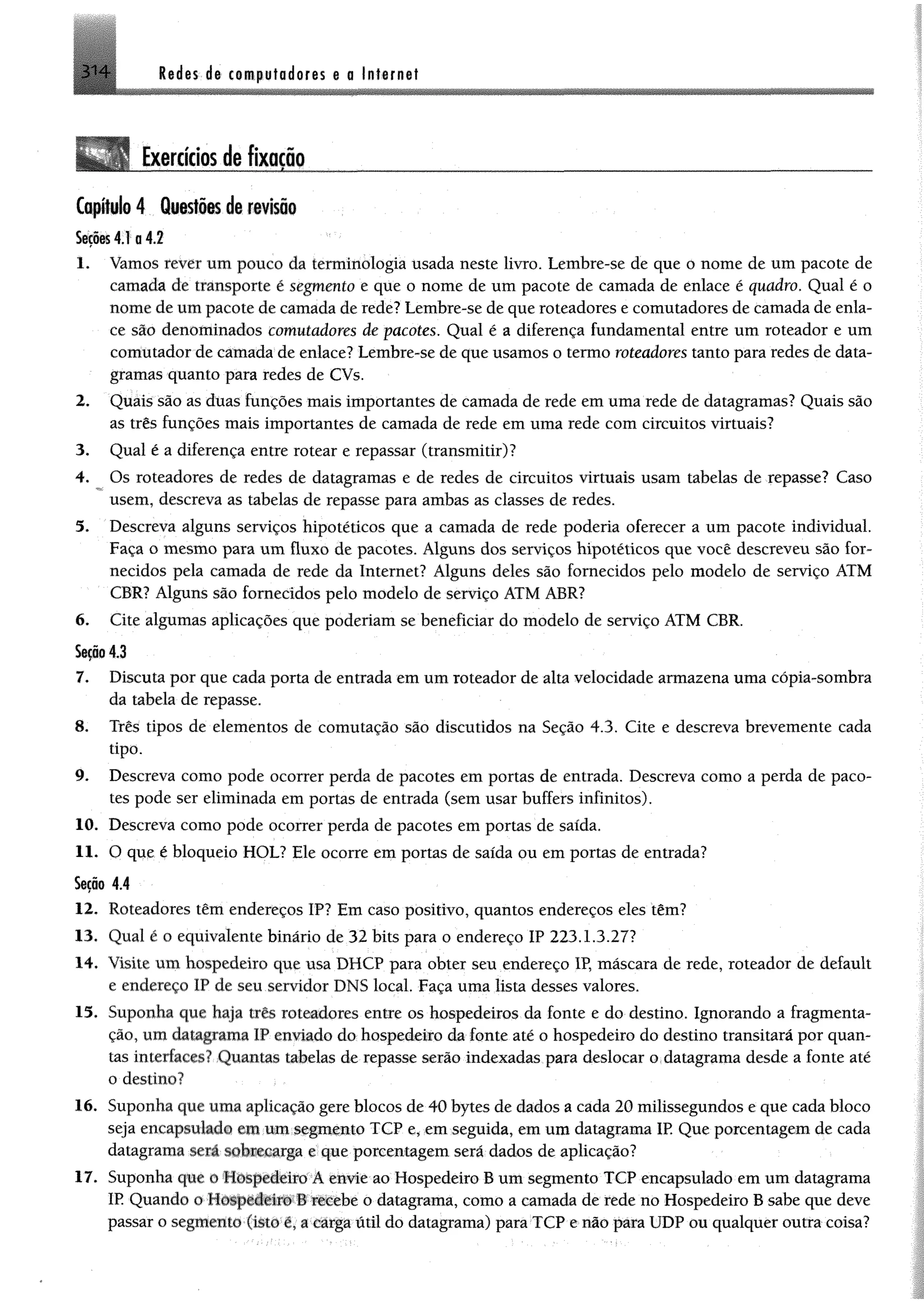 Redes de computadores e a internet