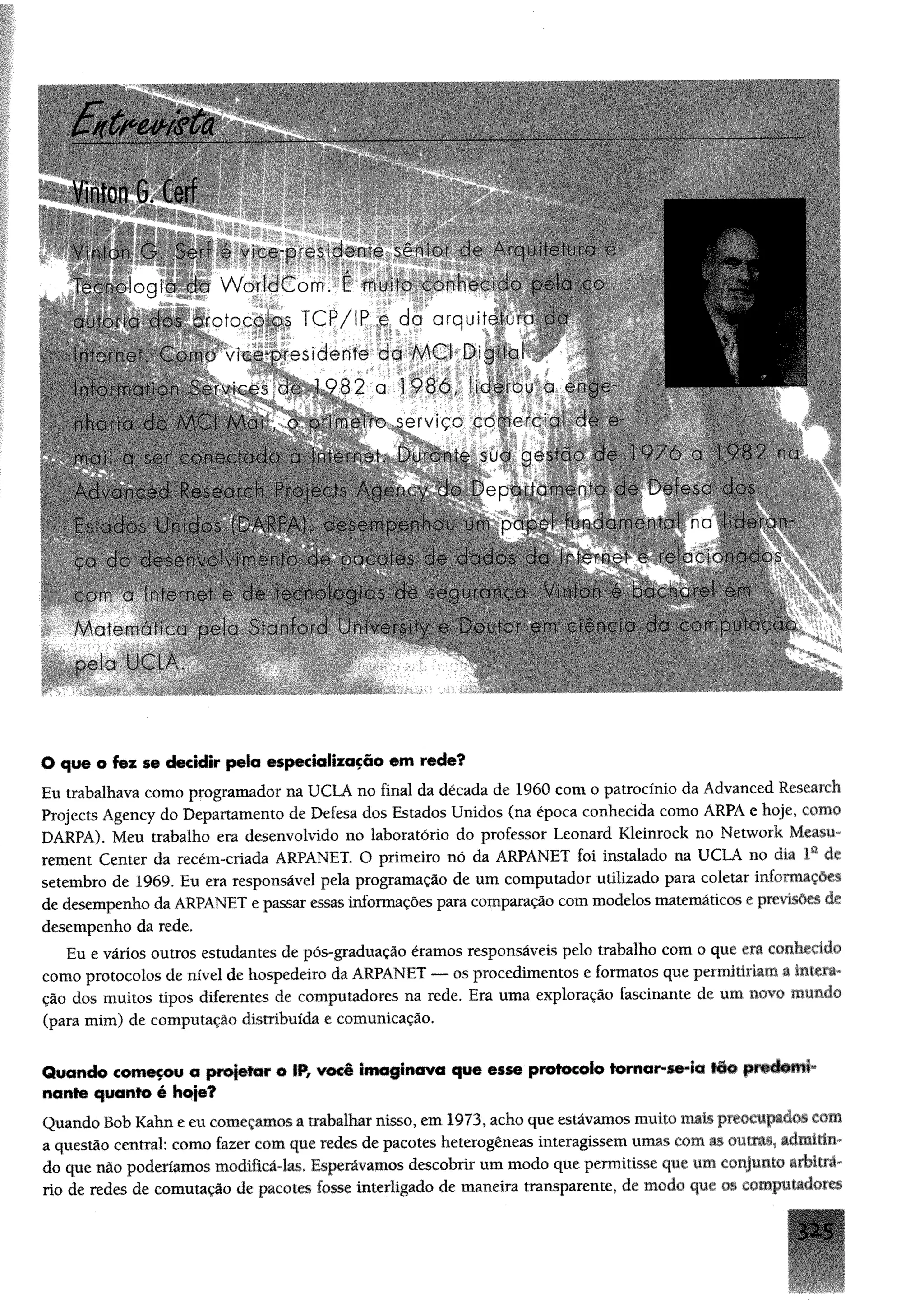 Redes de computadores e a internet