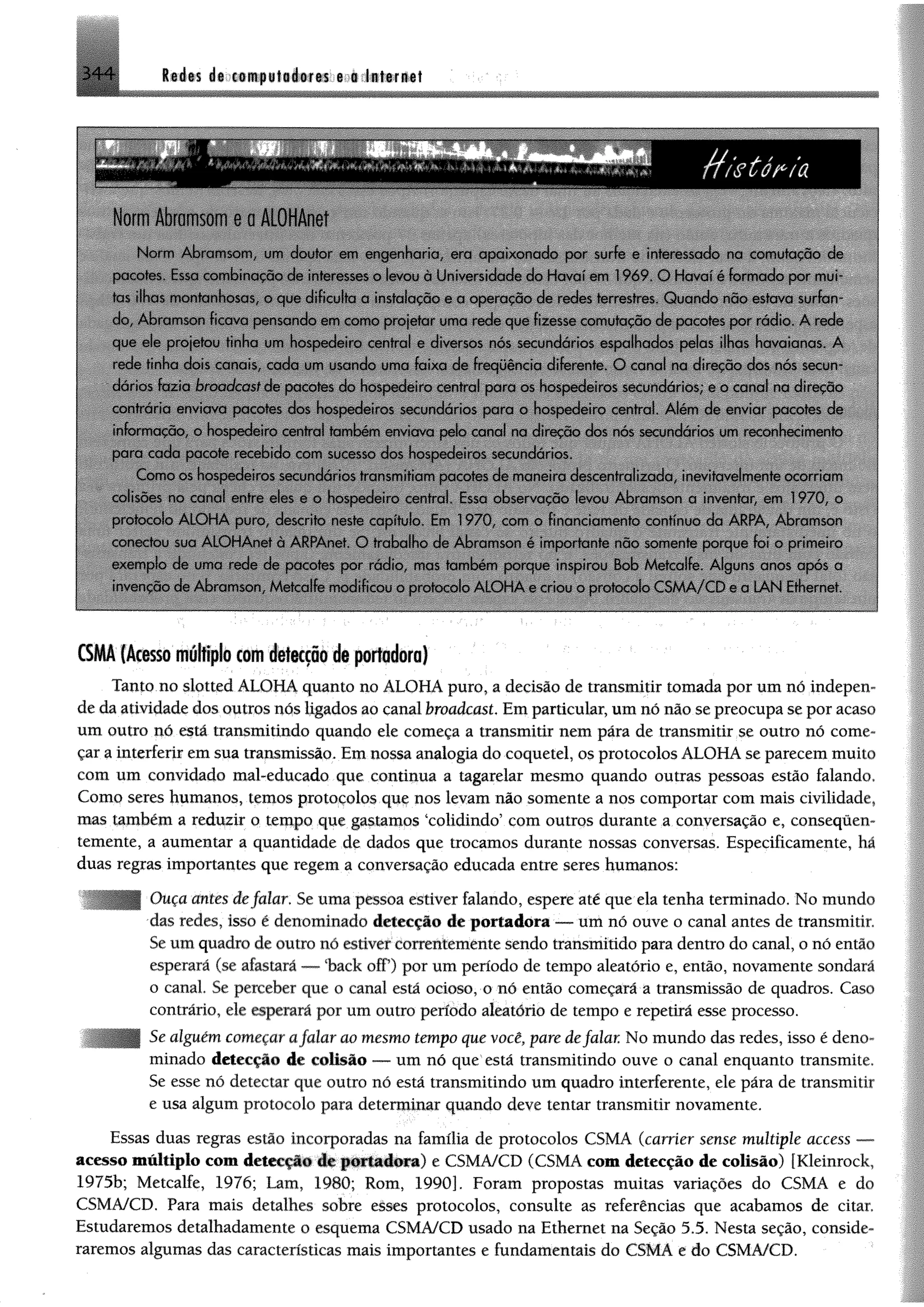 Redes de computadores e a internet