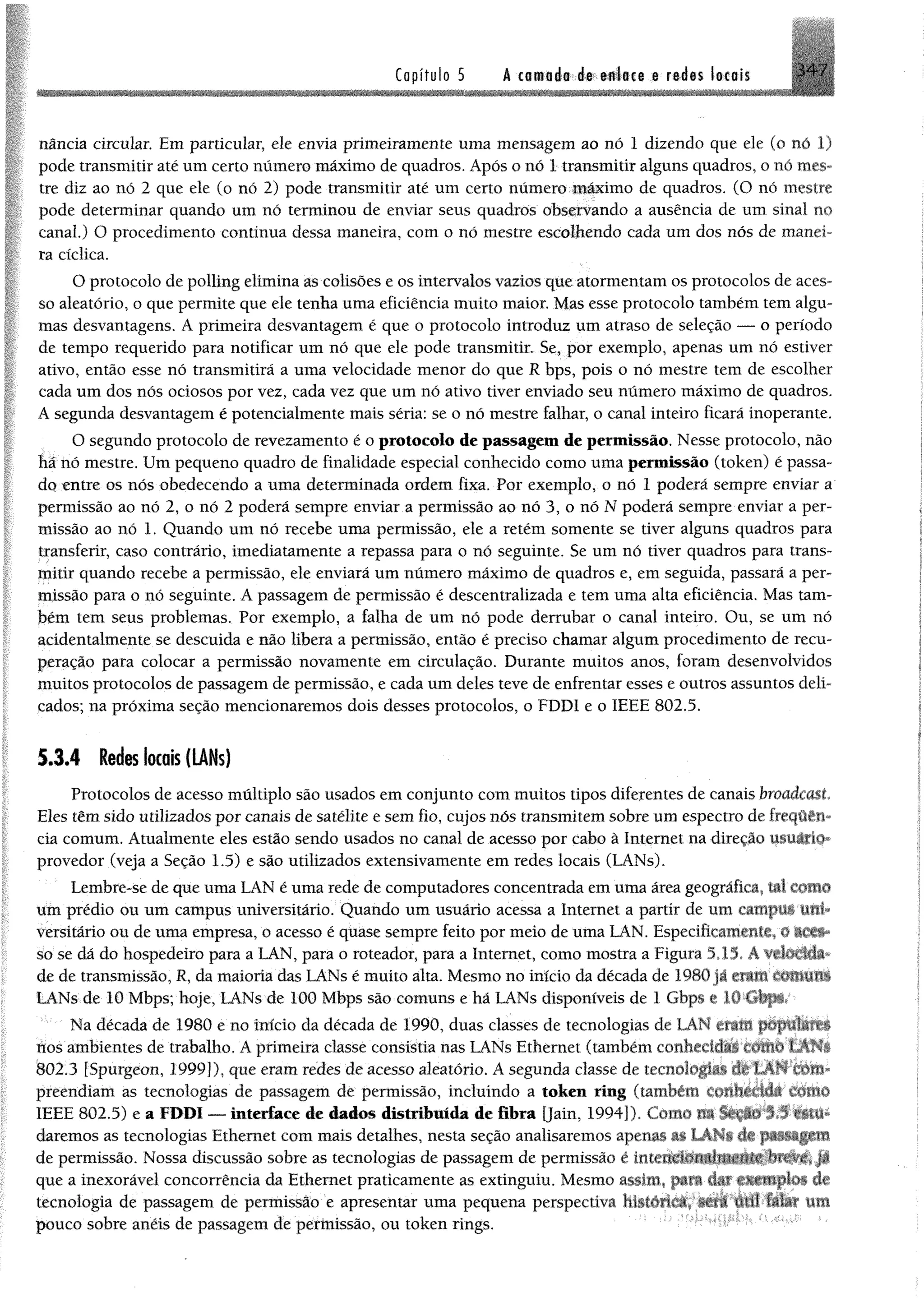 Redes de computadores e a internet