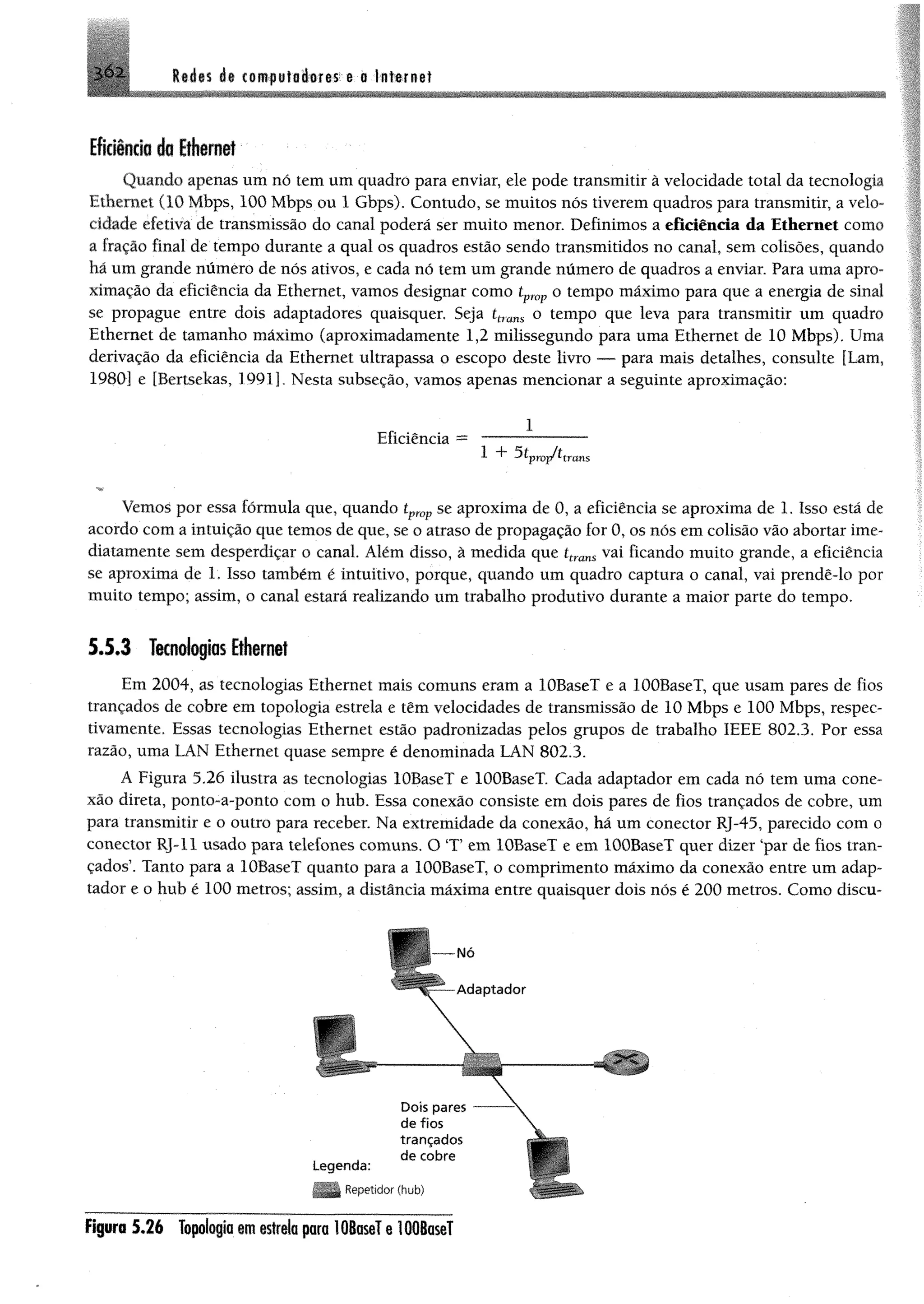 Redes de computadores e a internet