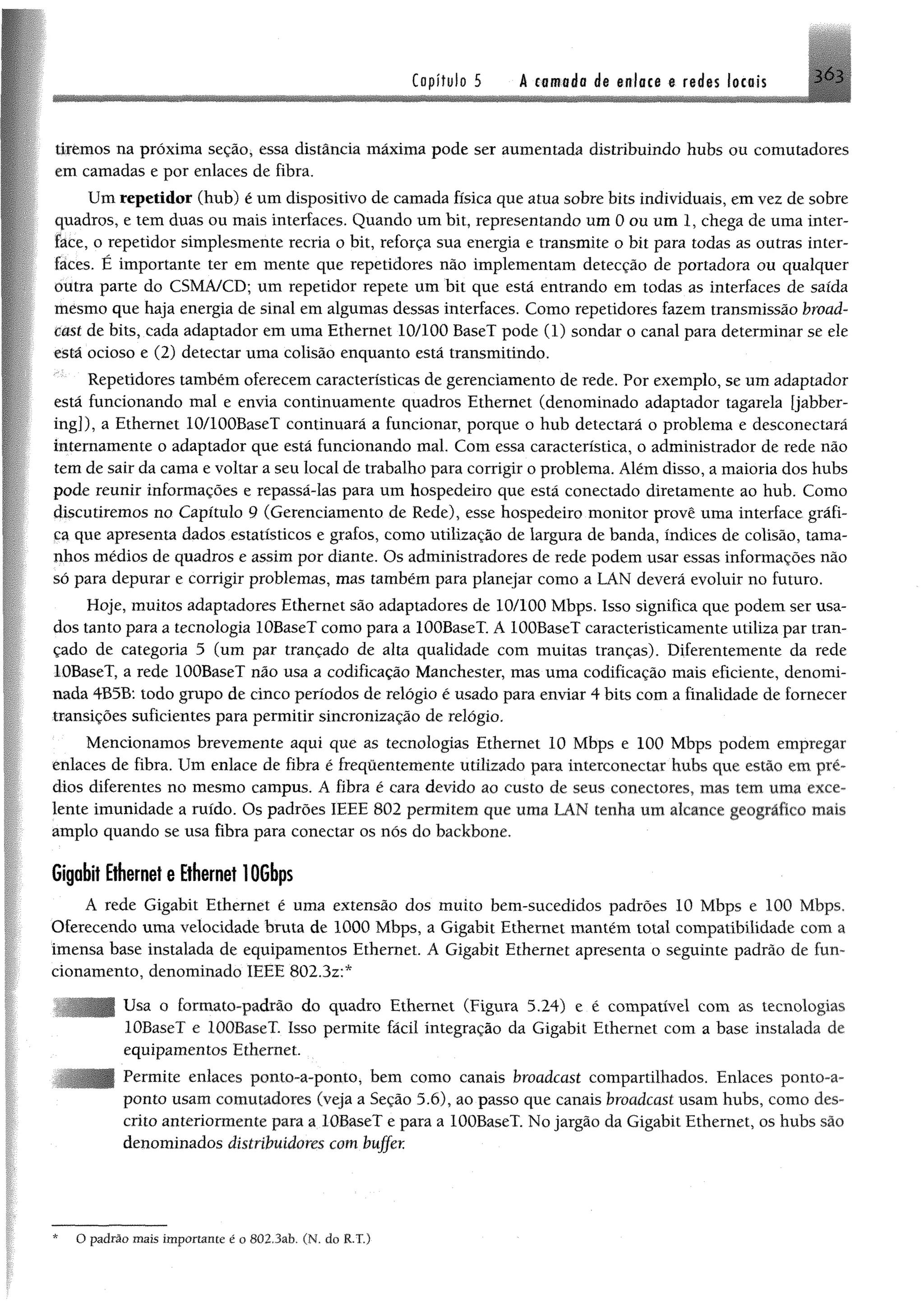 Redes de computadores e a internet