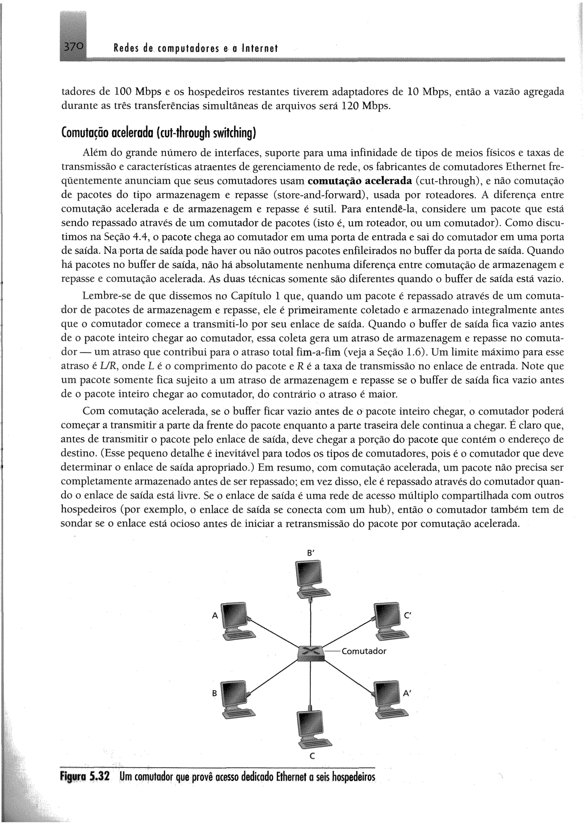 Redes de computadores e a internet
