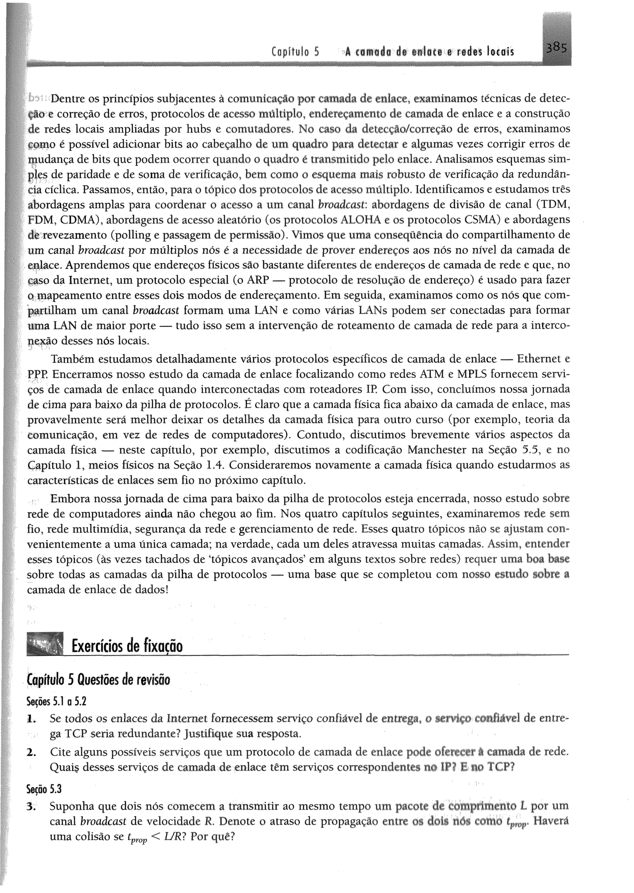 Redes de computadores e a internet