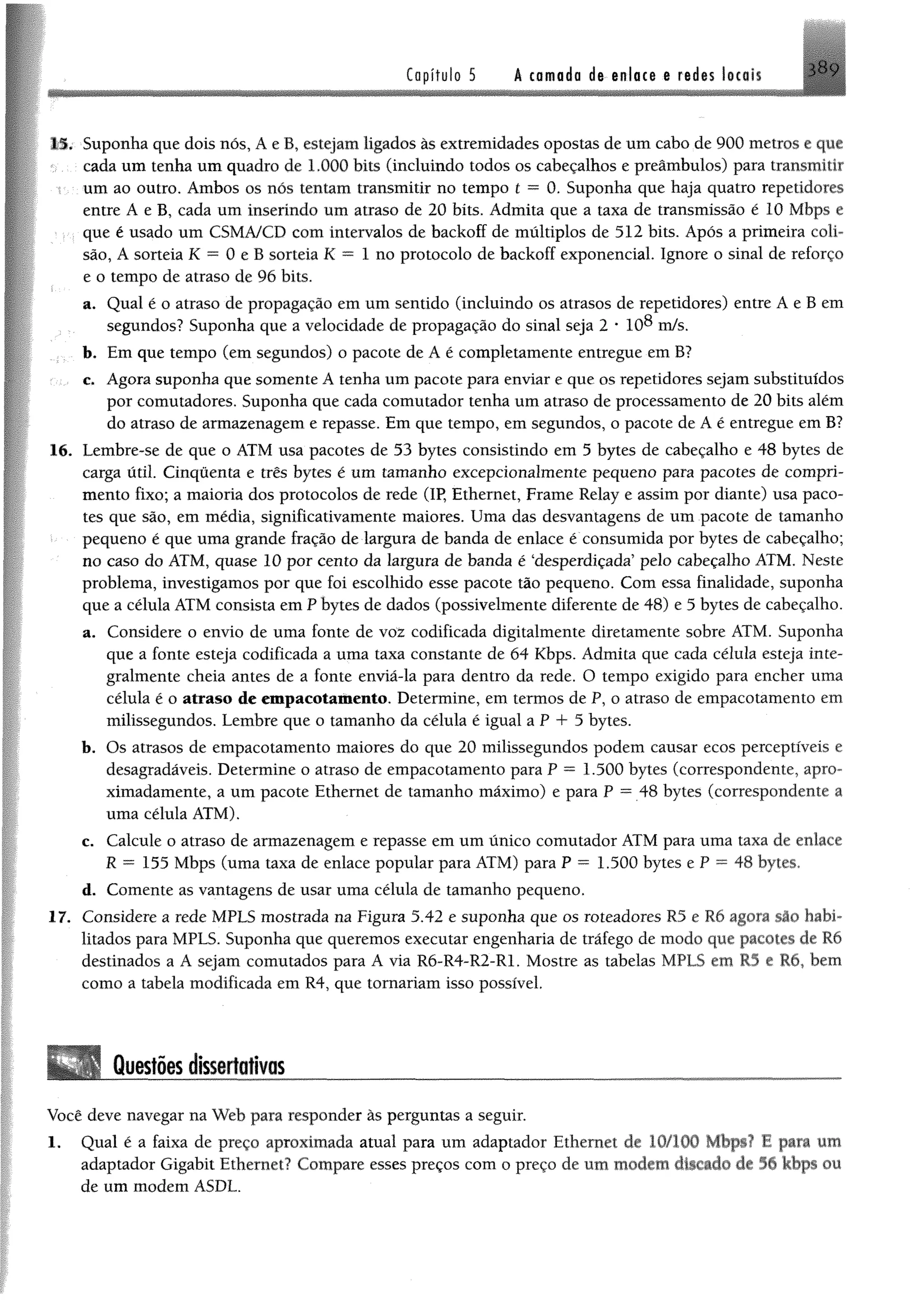 Redes de computadores e a internet
