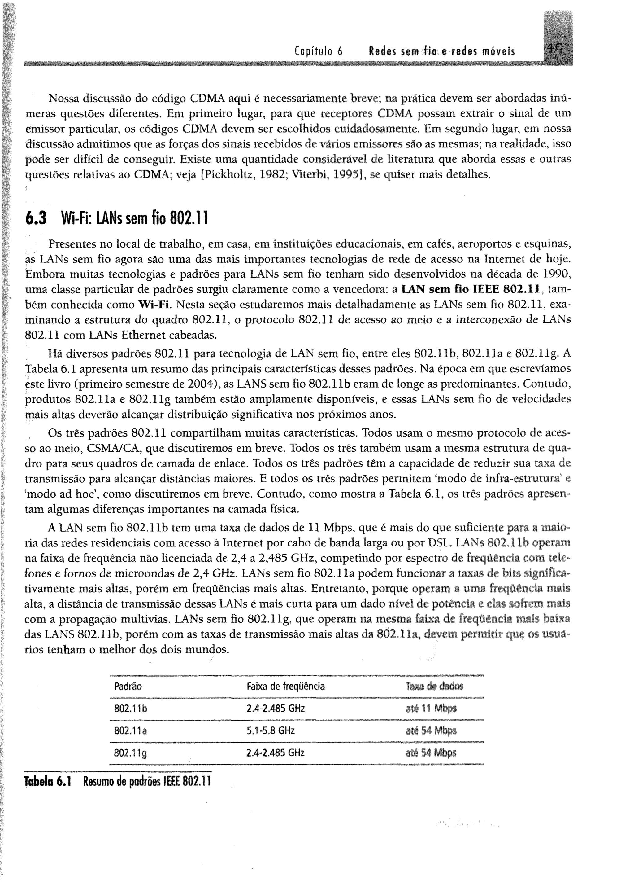 Redes de computadores e a internet
