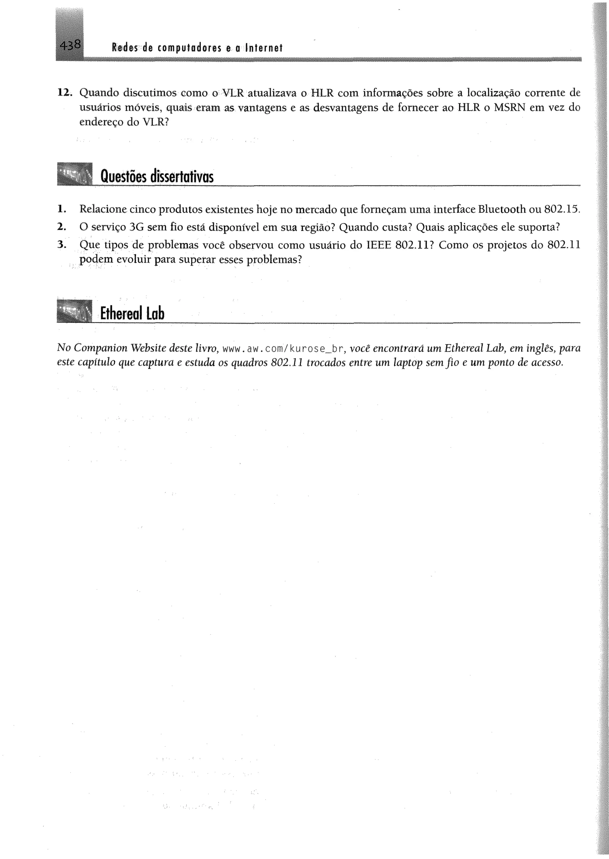 Redes de computadores e a internet