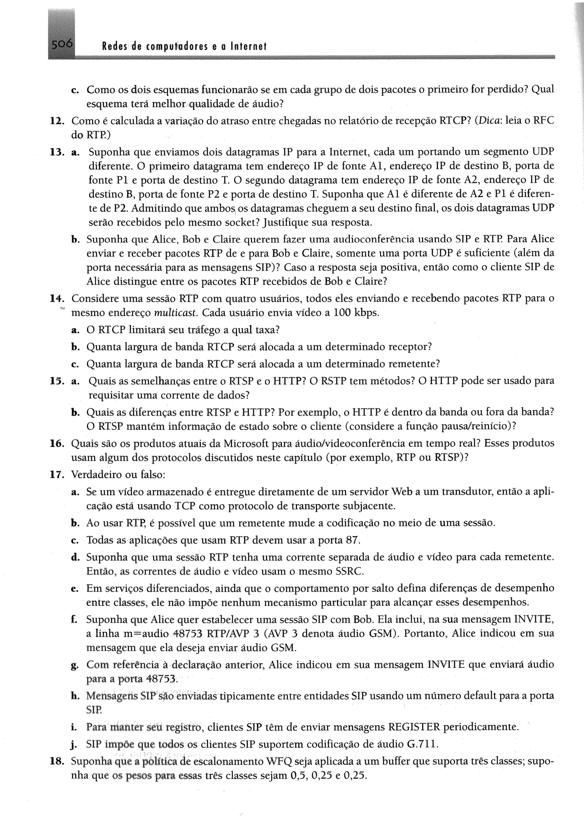 Redes de computadores e a internet