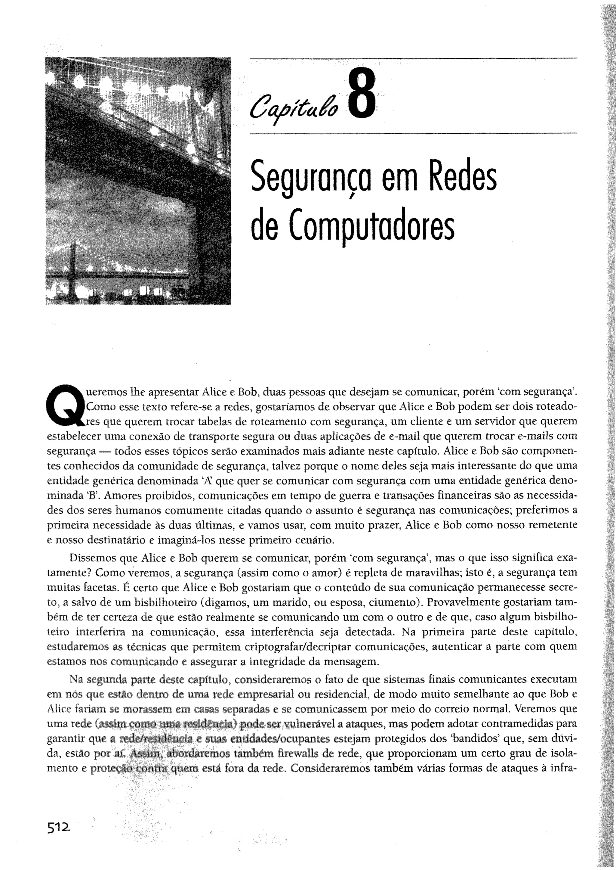 Redes de computadores e a internet