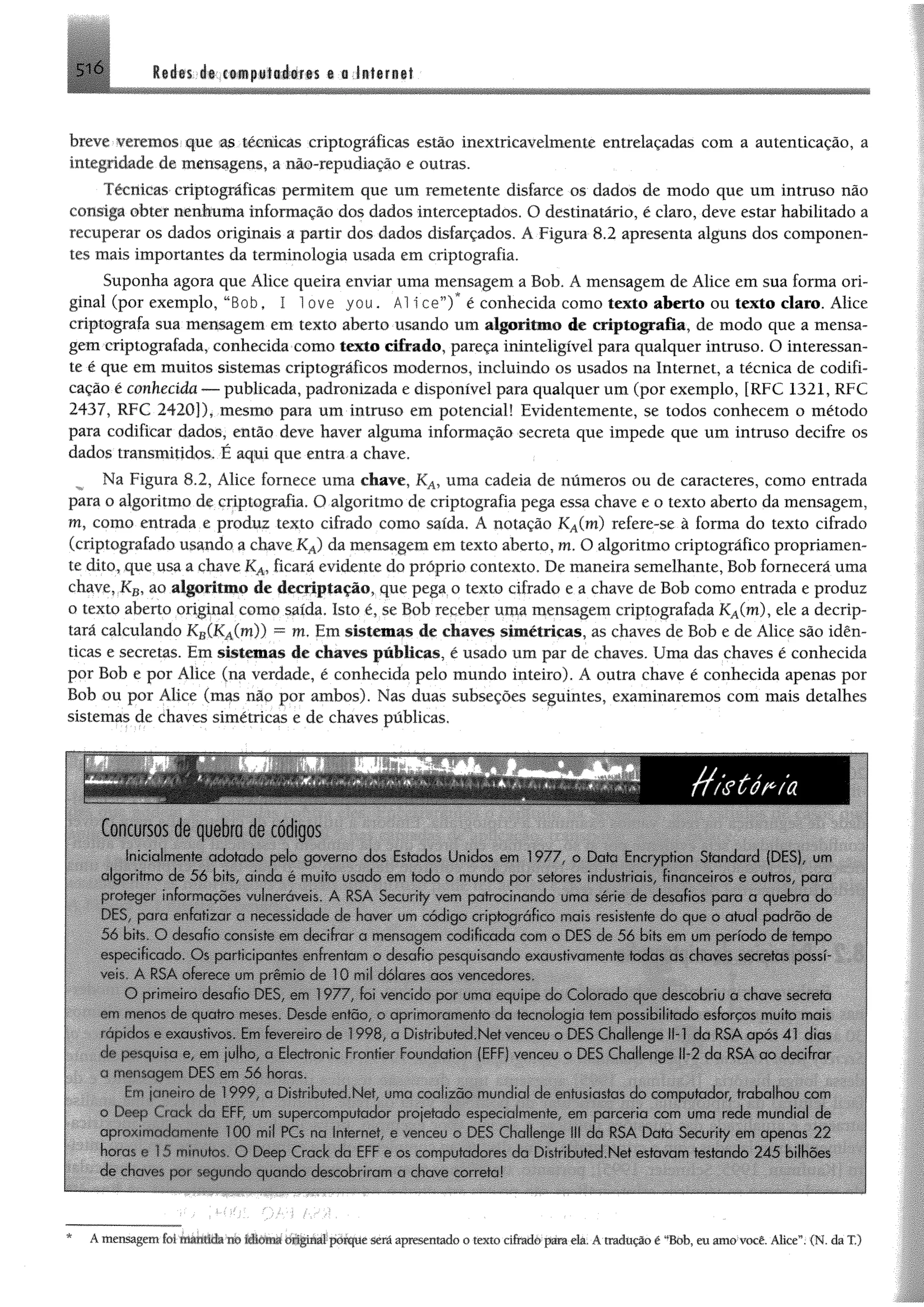 Redes de computadores e a internet