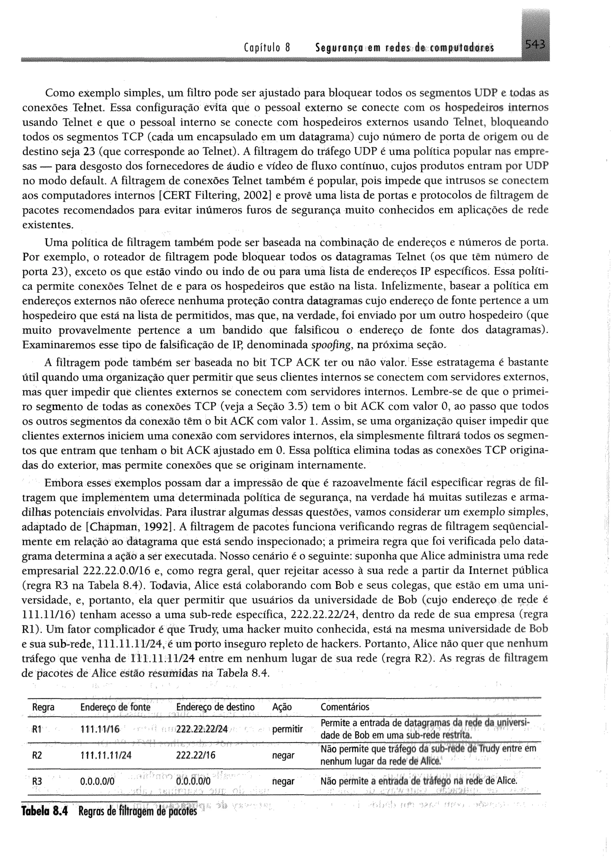 Redes de computadores e a internet