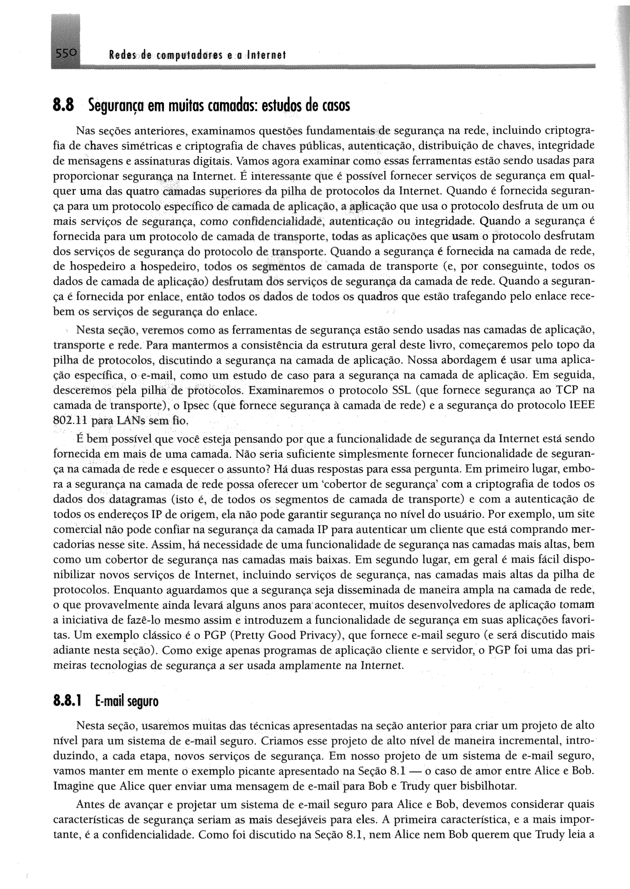 Redes de computadores e a internet