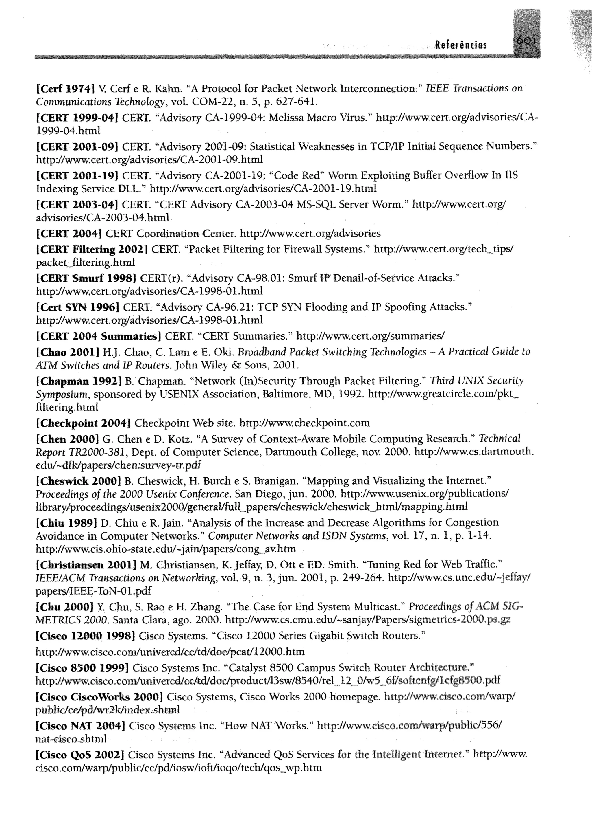 Redes de computadores e a internet