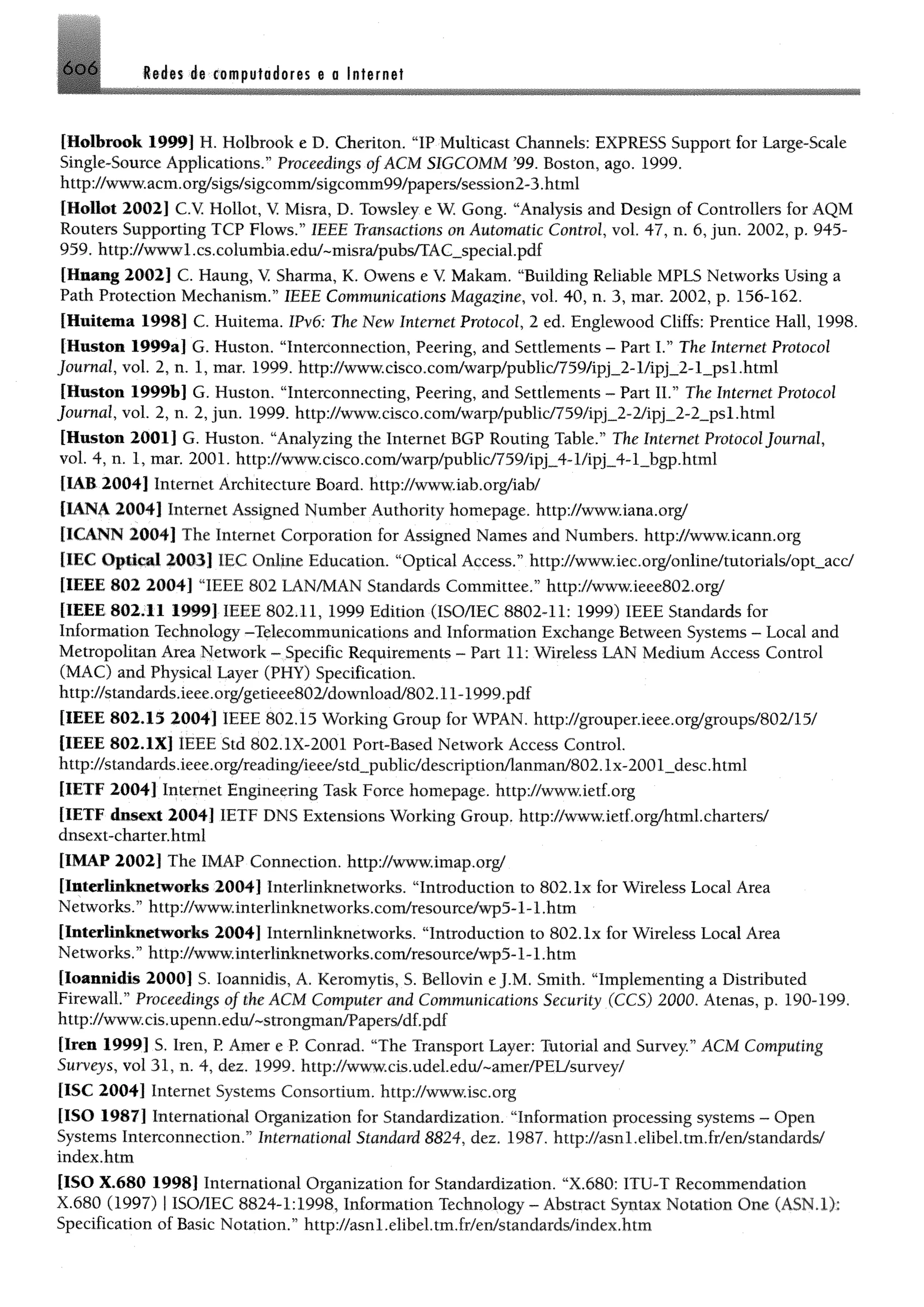Redes de computadores e a internet