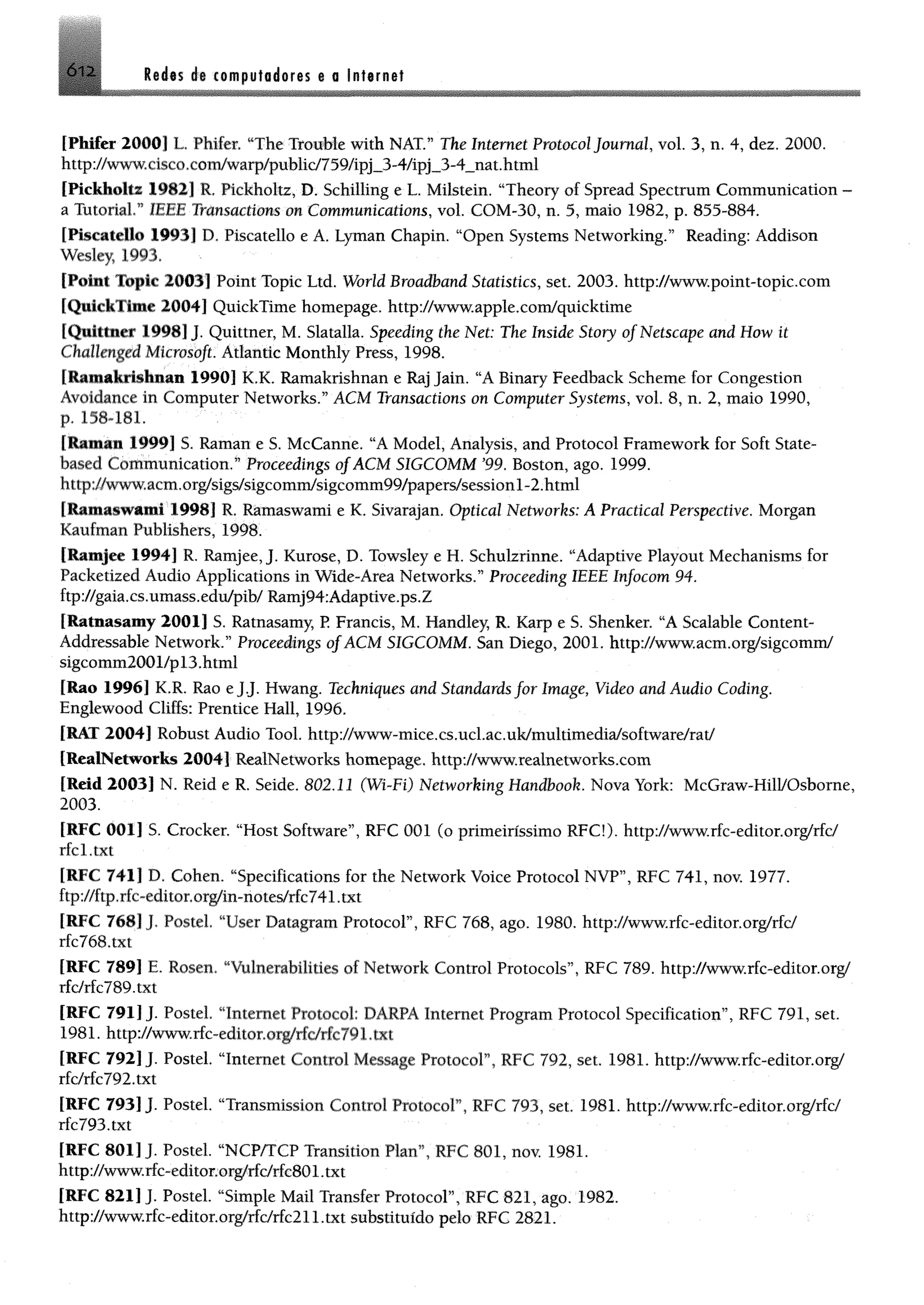 Redes de computadores e a internet