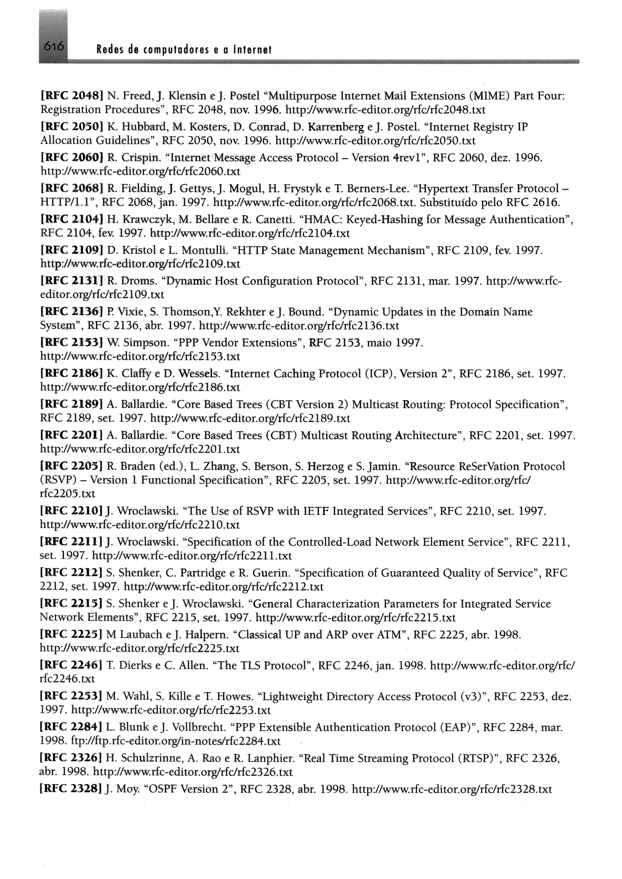 Redes de computadores e a internet