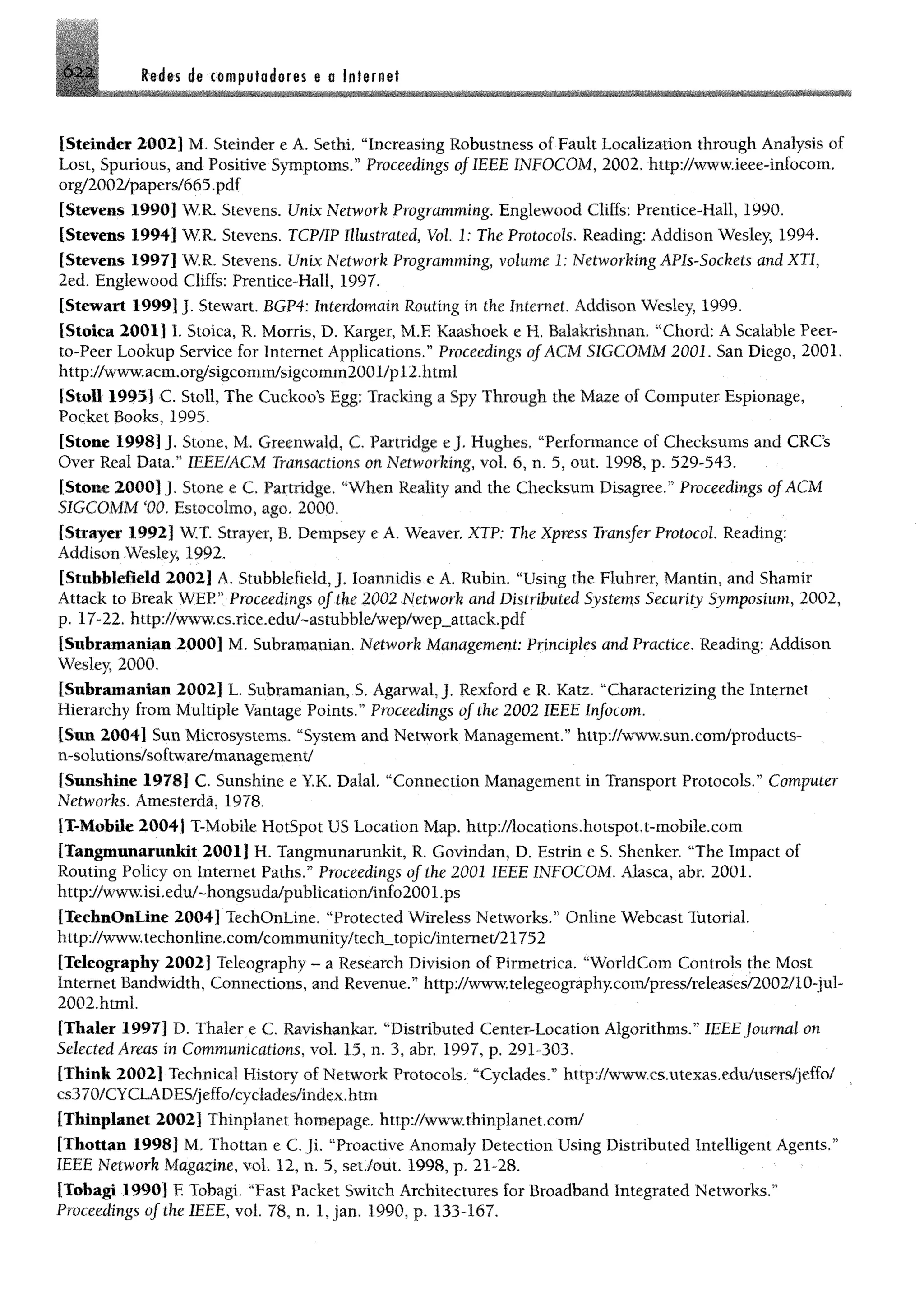 Redes de computadores e a internet