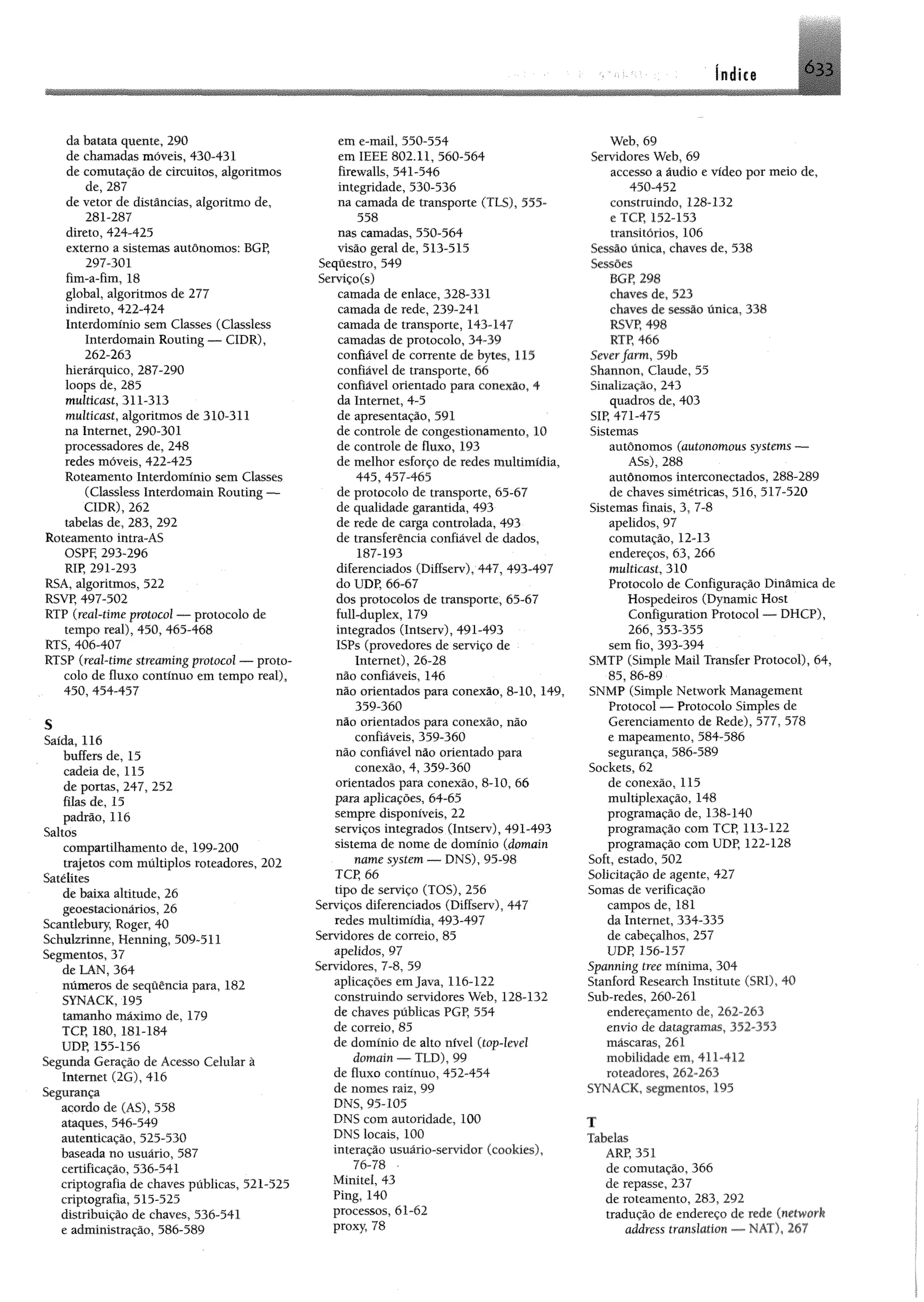 Redes de computadores e a internet