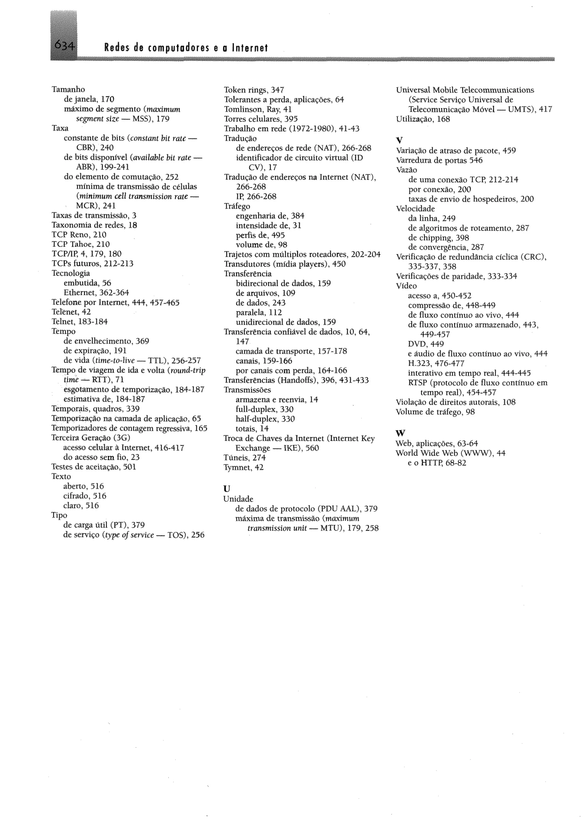 Redes de computadores e a internet