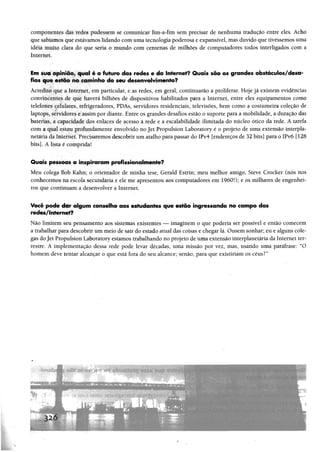 Redes de computadores e a internet