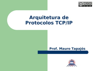Arquitetura de Protocolos TCP/IP Prof. Mauro Tapajós 