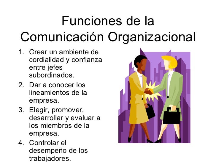 Resultado de imagen para funciones de la comunicacion organizacional