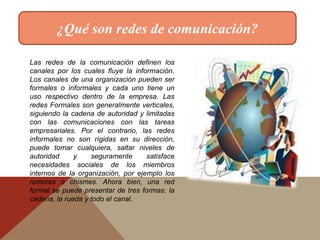 Redes de comunicacion | PPTX