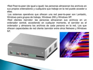 Tarjeta de Interfaz de la Red: es un dispositivo que conecta físicamente cada ordenador con la red y controla el flujo de información. 