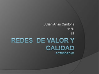 Julián Arias Cardona
                11°D
                  #5
 