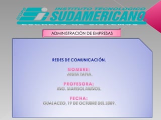 ADMINISTRACIÓN DE EMPRESAS 