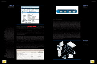 HUB – Concentrador
O cabo de par trançado é o meio físico mais utilizado em LANs. Nesse tipo de cabo,
existem somente duas terminações, nas quais se podem conectar adaptadores. À pri-
meira vista, só seria possível conectar duas estações. Porém, para ampliar essa capaci-
dade, utiliza-se um equipamento da camada física denominado HUB (figura 177).
Ele funciona como um agregador, um ponto onde os cabos podem se unir, formando
um único barramento. Aparentemente é uma topologia em estrela, mas na verdade
seu layout lógico é mesmo em forma de barramento. Esse tipo de conexão permi-
te que um quadro transmitido pela rede seja visto por todas as estações conectadas
ao HUB, da mesma forma que acontece quando se usa cabo coaxial (figura 178).
Os HUBs são recomendados para redes pessoais e pequenas redes locais por
vários motivos. Um deles está ligado à segurança da informação: os dados po-
dem ser facilmente lidos por pessoas maliciosas que usam sniffers (“farejado-
res”), que são programas capazes de analisar o tráfego da rede. Com os HUBs,
porém, há perda de desempenho, pois o barramento estará sempre difundindo
os pacotes que chegam para todos os nós conectados a ele, sem qualquer tipo
de gerenciamento de repasse.
Variação Especificação Taxa
Transmissão
10Base-T Ethernet
padrão original, já em desuso.
802.3 10 MBps
100Base-T FastEthernet
Mais utilizada atualmente no Brasil
802.3u 100 MBps
1000Base-T Gigabit 802.3z 1G Bps
10000Base-T 10 Gigabit Ethernet 802.3ae 10 GBps
VARIANTES DO PADRÃO ETHERNET
tecnologias concorrentes como Token Ring e ARCNET. O nome “Ether-net”
remete ao material chamado “éter luminífero”, ao qual os físicos do início do
século XIX atribuíam a capacidade de ser um meio de transmissão da luz.
A Ethernet utiliza o padrão CSMA/CD (Carrier Sense Multiple Access with
Collision Detection ou Detecção de Portadora em Múltiplos Acessos com De-
tecção de Colisão) para gerenciar o acesso ao meio físico. Esse sistema utiliza
“detecção de portadora”.
A identificação dos enlaces é feita por meio de endereços MAC, representados
pelo número 48 bits escrito normalmente em notação hexadecimal. Esse núme-
ro é um identificador global, ou seja, não podem existir dois adaptadores de rede
com o mesmo número. O fabricante do adaptador de rede é quem atribui esses
endereços, que estão ligados ao hardware. Por esse motivo, é comum chamar
um endereço MAC de endereço físico (figura 176).
A Ethernet foi padronizada na especificação IEEE com o número 802.3. A par-
tir daí, algumas variantes foram desenvolvidas, tanto para redes LAN quanto
para WAN. Porém, muitas se tornaram obsoletas, como a 10BASE5, e outras
nem chegaram a ser produzidas, como é o caso da 10BASE-FP.
As redesToken Ring utilizam
uma topologia lógica de
anel e não de barramento
como acontece nas redes
Ethernet. O custo de montar
uma redeToken Ring é mais
alto do que o de uma rede
Ethernet e sua velocidade de
transmissão está limitada a
16 mbps contra os 100 mbps
das redes Ethernet. Porém,
as redesToken Ring têm
suas vantagens: a topologia
lógica em anel é quase
imune a colisões de
pacote. E, por usarem hubs
inteligentes, essas redes
permitem que diagnóstico
e a solução de problemas
sejam mais simples. 
A Arcnet é uma arquitetura
de rede criada nos anos
1970 e hoje considerada
ultrapassada e em vias
de extinção. Oferece
pouca largura de banda e
não é compatível com o
Windows. Quem utiliza essa
arquitetura ainda hoje acaba
recorrendo ao DOS.
Figura 176
Endereço MAC do
Adaptador sem fio.
Figura 178
Esquema de
interligação com
HUB Ethernet.
Figura 177
HUB de
quatro portas.
MICHAELGRIFFIN/ALAMY/OTHERIMAGES
INFORMÁTICA 2
236
CAPÍTULO 20
237
 