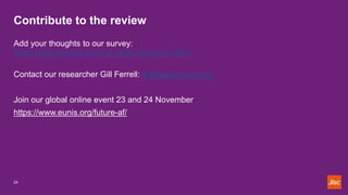 Redesigning assessment and feedback - landscape review and areas for development  PPT