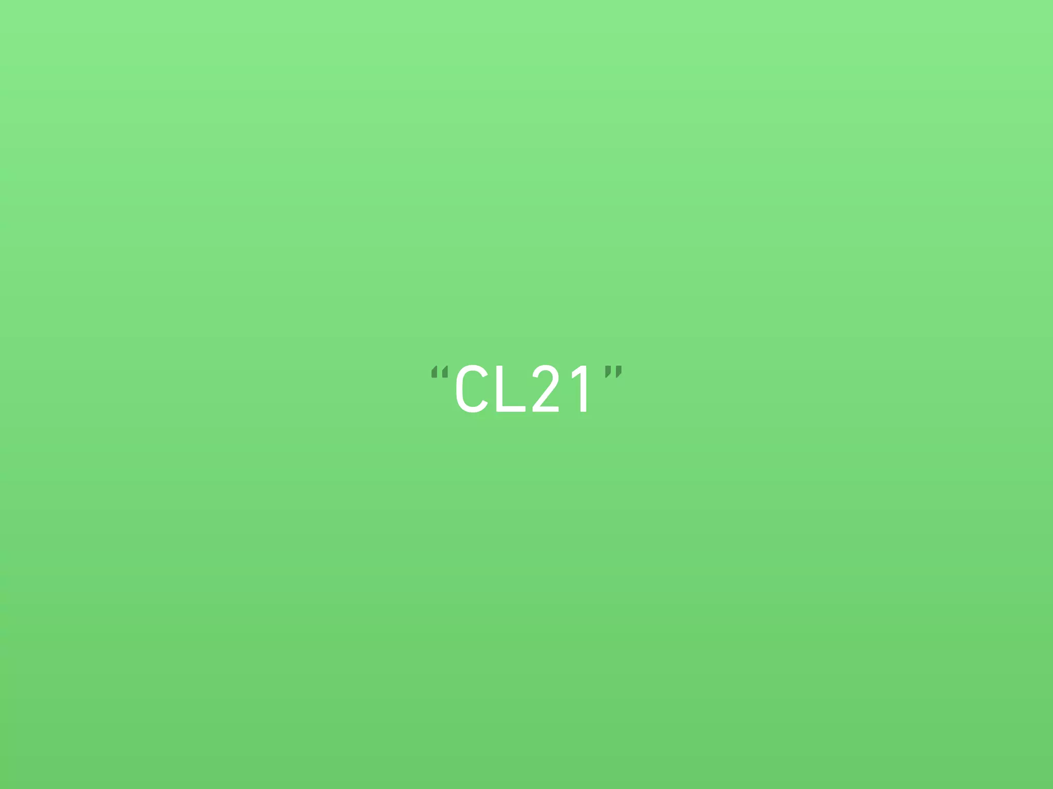 “CL21” 
 