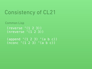 Redesigning Common Lisp | PDF
