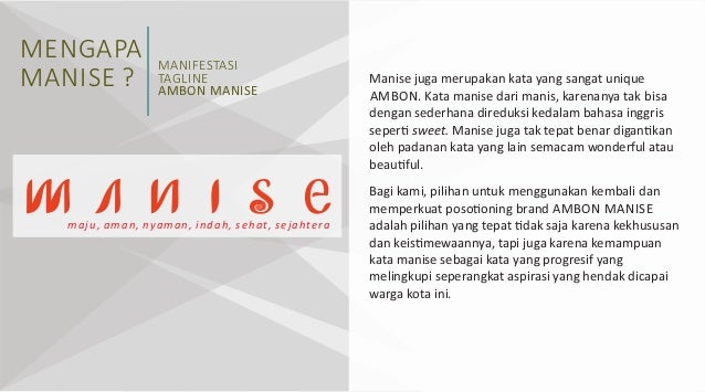 Redesigning Ambon Manise S Logo