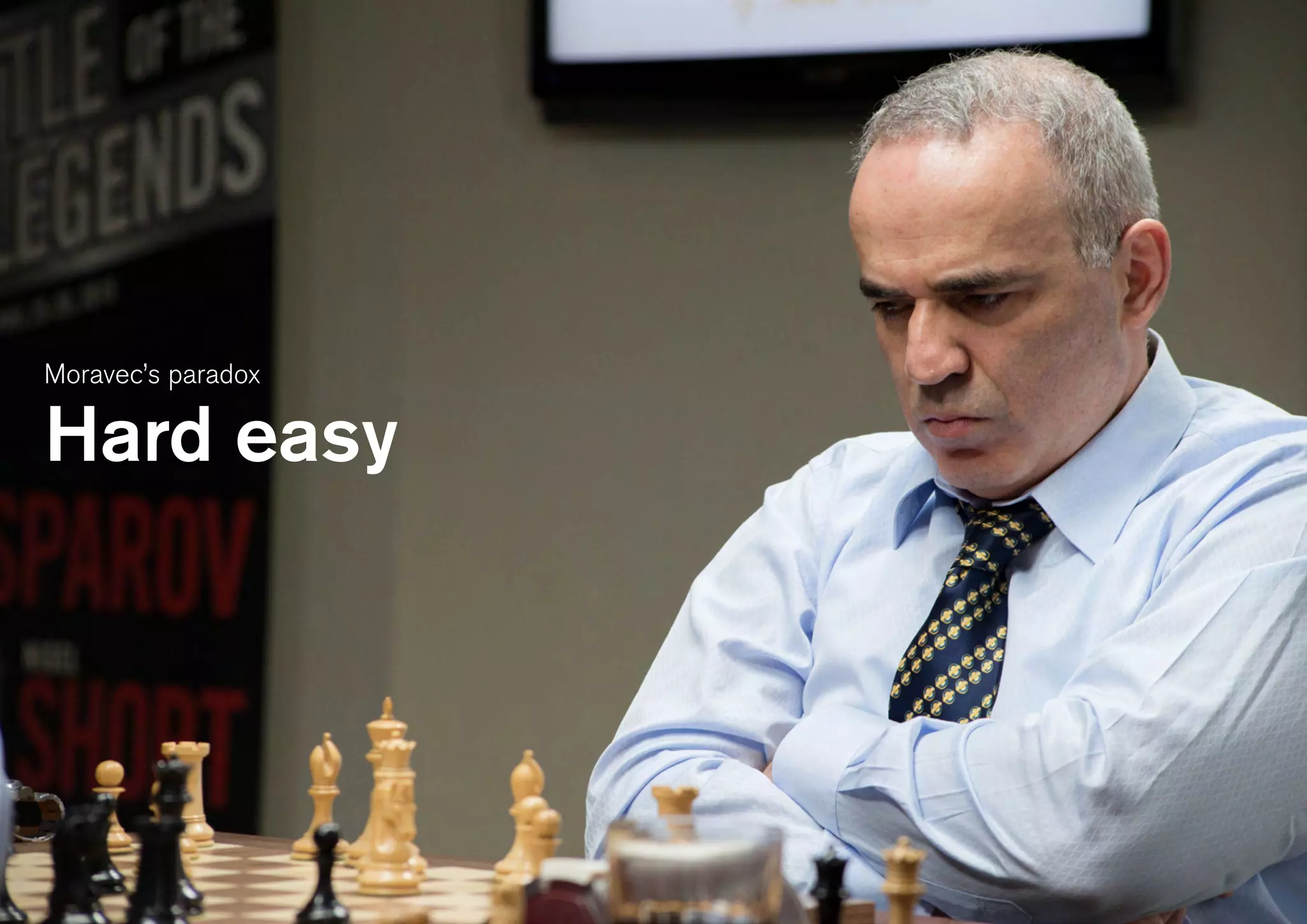 Moravec’s paradox
Hard easy
 