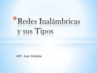 *


KDT: Juan Simbaña
 