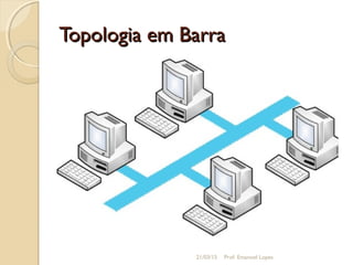 Topologia em BarraTopologia em Barra
21/03/15 Prof. Emanoel Lopes
 