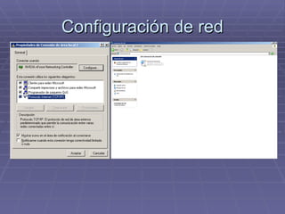 Configuración de red 